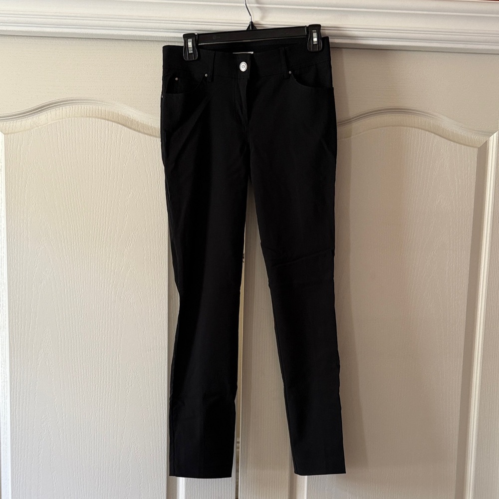 89th & Madison Black Straight Leg Jeans